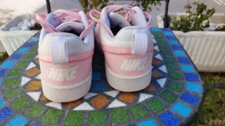 Zapatillas Nike Court Borough Mujer Rosa/Blanco