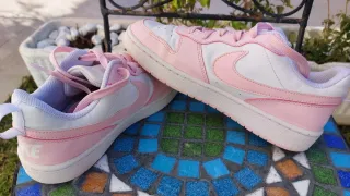 Zapatillas Nike Court Borough Mujer Rosa/Blanco