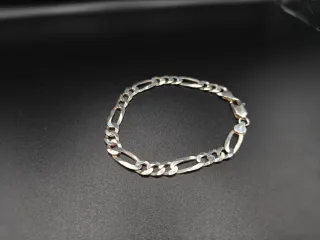 Pulsera Plata 925 tipo Figaro
