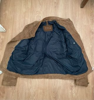 Chaqueta de ante Massimo Dutti