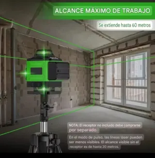 Nivel Láser 4D 16 Líneas Accesorios