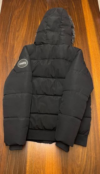 Supply & Demand Giubbotto Nero con Cappuccio