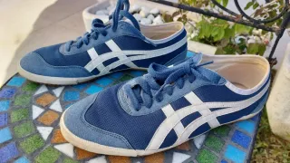 Zapatillas ASICS retro hombre azul