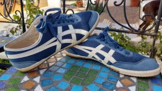 Zapatillas ASICS retro hombre azul