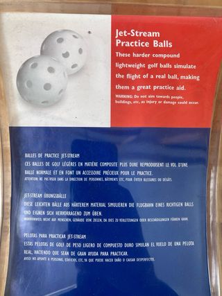 Pelotas Golf Práctica Jet-Stream