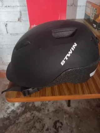 Casco Oxelo MF 500 Talla M..grises M..el negro L