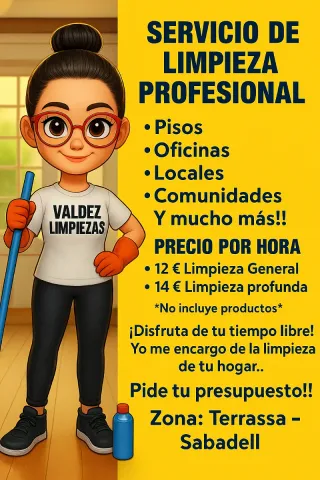 LIMPIEZA PROFESIONAL – 100% GARANTIZADO 12 €