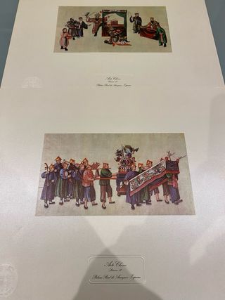 Litografía Arte Chino