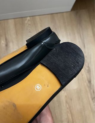 Mocasines charol grises nuevos