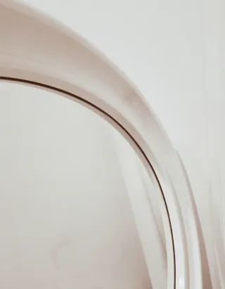 Specchio Carrara & Matta America ovale anni '70