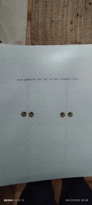 Resistencia radiador emisor térmico Fagor 750W