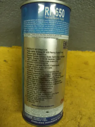 ENDLESS RF-650 Líquido de Frenos Racing