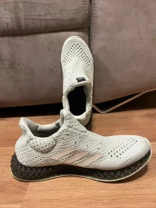 Zapatillas Adidas Mujer 4D Gris/Blanco