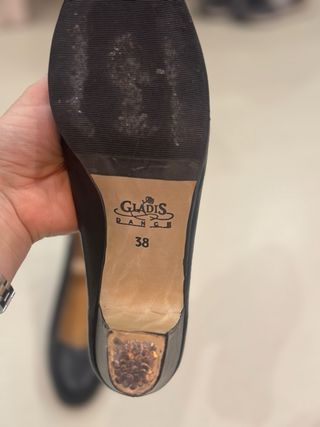 Zapatos Flamenco Baile Gladis Negros