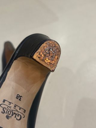 Zapatos Flamenco Baile Gladis Negros