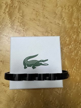 Pulsera Lacoste Negra