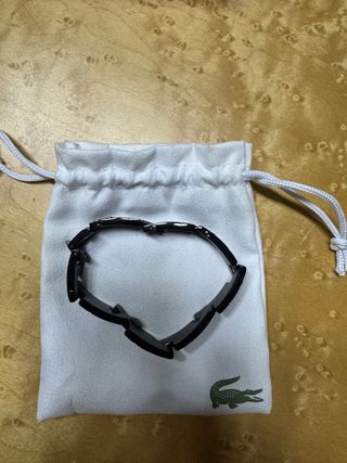Pulsera Lacoste Negra