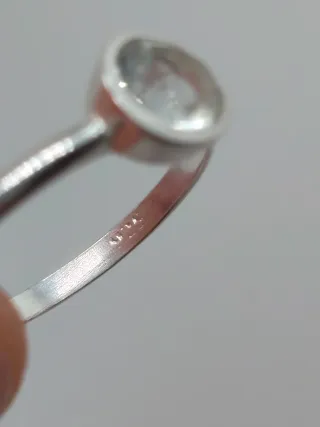 Anillo Plata 925 y Prasiolita