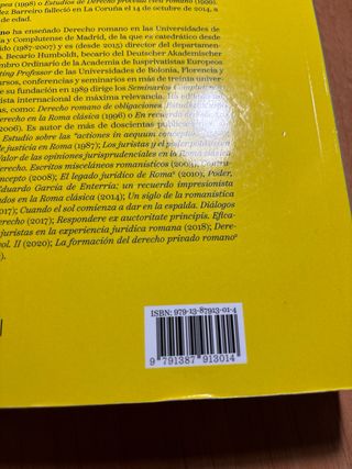 Fundamentos de derecho privado romano