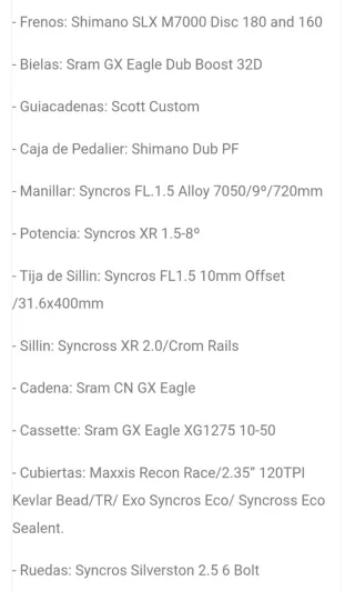 Bicicleta Scott Spark RC Team 900