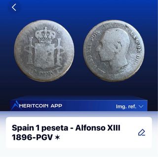 Vecchia moneta d'argento