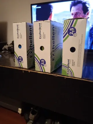 3 Cajas Cable Exzhellent 2.5mm 200m