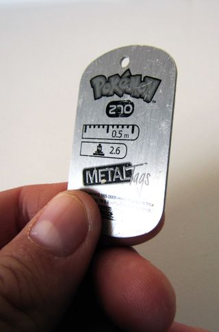 Lotad Pokemon Metal Tag