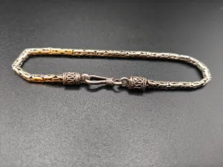 Pulsera Plata 925 Estilo Bizantino