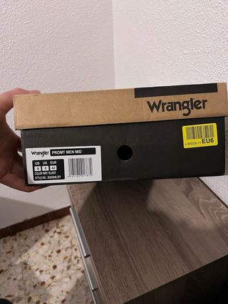 Botas Wrangler Hombre Talla 42 Negras