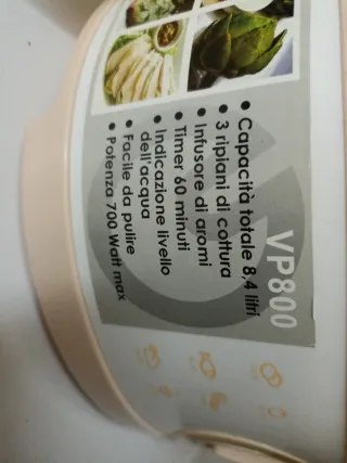 Vaporiera Howell a 3 livelli