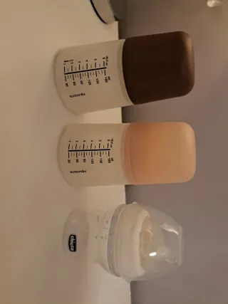 Lote bebe 3 biberones