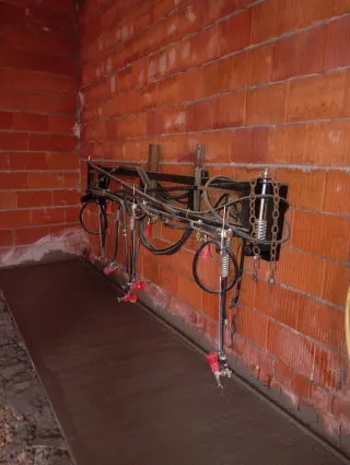 Barra de tratamiento para viña de por encima