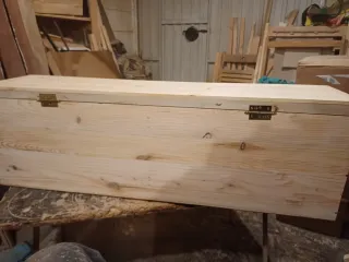 Caja de madera para árbol de Navidad