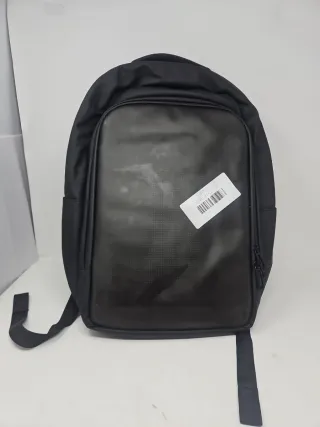 Mochila con placa solar negra