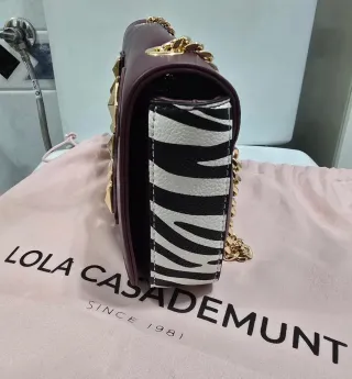 Bolso Lola Casademunt LC Morado y Dorado