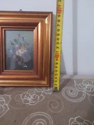 Antico quadro floreale