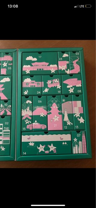 Caja vacía calendario adviento Yepoda