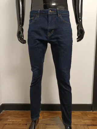 Pantalón vaquero Pull&Bear azul