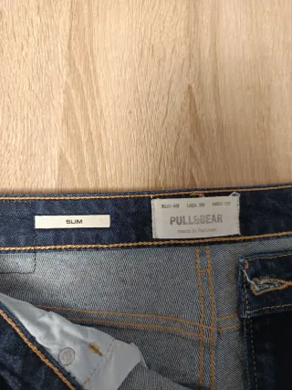 Pantalón vaquero Pull&Bear azul