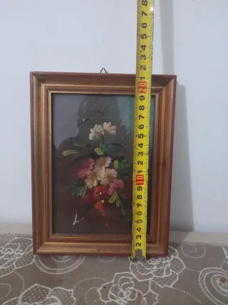 Antico quadro floreale