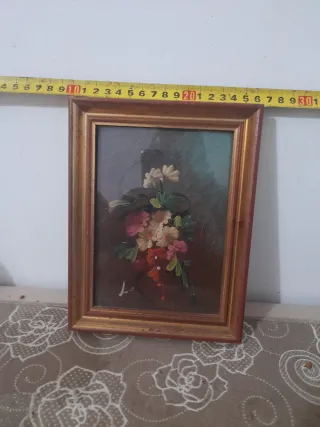 Antico quadro floreale