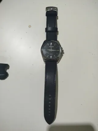 Reloj Skyline Cuarzo Hombre Negro/Plata