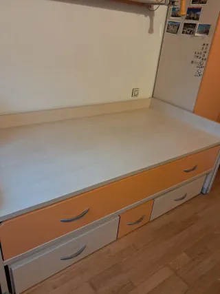 Cama nido con cajones