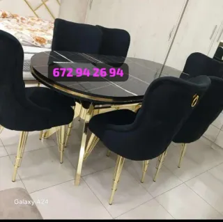 Mesa ovalada + 6 sillas