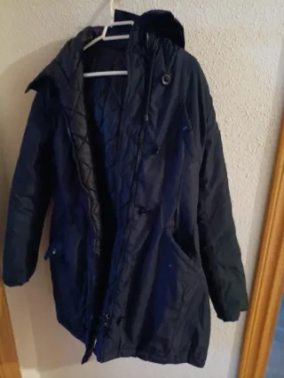 Chaqueta acolchada negra talla XL