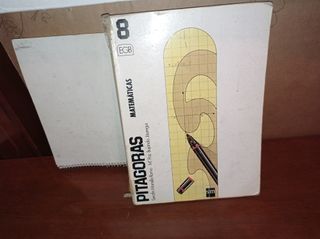AÑOS 80 EGB . PITÁGORAS 8 . LIBRO ESCOLAR ANTIGUO