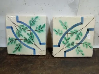 LIQUIDACIÓN 2026 Baldosas Cerámica Vintage Hojas