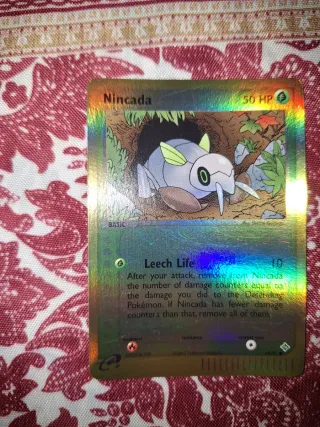 Carta Pokemon Nincada 68/97 Reverse Foil Ex Dragon