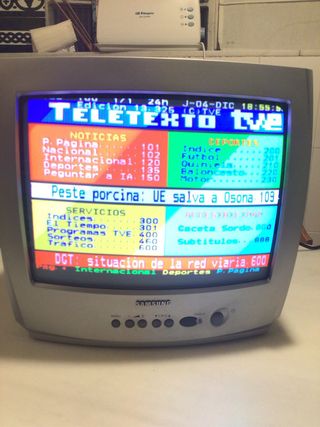 TV 14 SAMSUNG.CB-14Y42TS 14 CRT Euroconector