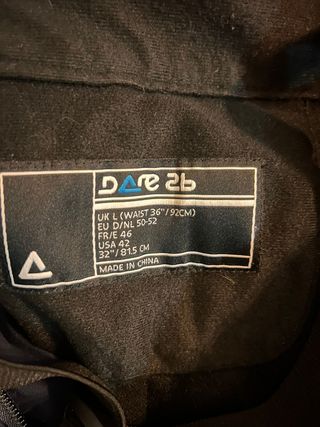 3 Pantalones de Esquí Talla L